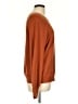 Vila Solid Orange Brown Pullover Sweater Size L (estimated) - photo 4