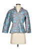 Samuel Dong Print Blue Jacket Size S - photo 1