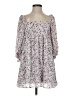 Blue Rain 100% Polyester Floral Gray Casual Dress Size S - photo 1