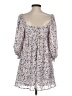 Blue Rain 100% Polyester Floral Gray Casual Dress Size S - photo 2