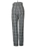 Shein Plaid Gray Casual Pants Size S - photo 2