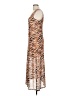 Louna Animal Print Brown Cocktail Dress Size M - photo 5