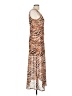Louna Animal Print Brown Cocktail Dress Size M - photo 4