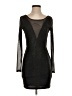 Esley Metallic Black Cocktail Dress Size S - photo 1