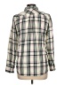J.Crew Plaid Ivory Long Sleeve Button-Down Shirt Size 10 - photo 2