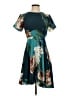Corey Lynn Calter 100% Polyester Print Teal Casual Dress Size 4 - photo 1