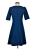 Ann Taylor Solid Blue Casual Dress Size 2 - photo 2