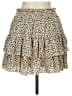 Alya 100% Polyester Animal Print Ivory Tan Casual Skirt Size L - photo 2