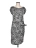 Spense Graphic Black Gray Casual Dress Size L - photo 1