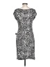 Spense Graphic Black Gray Casual Dress Size L - photo 2