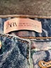 Zara 100% Cotton Hearts Blue Jeans Size 8 - photo 6