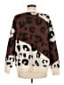 Elan 100% Acrylic Animal Print Brown Pullover Sweater Size M - photo 2
