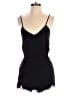 Express 100% Rayon Solid Black Romper Size XS - photo 1