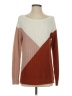 Maurices 100% Acrylic Color Block Brown Pullover Sweater Size S - photo 1