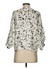 Amour Vert Silver 3/4 Sleeve Blouse Size S - photo 2