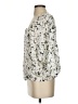 Amour Vert Silver 3/4 Sleeve Blouse Size S - photo 5
