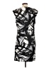 MICHAEL Michael Kors Graphic Black Cocktail Dress Size L - photo 2