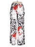 Unbranded 100% Polyester Animal Print White Casual Pants Size 1X - photo 1