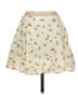 Zara Floral Ivory Yellow Casual Skirt Size S - photo 2