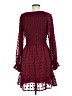 BTFBM 100% Polyester Hearts Burgundy Cocktail Dress Size M - photo 2