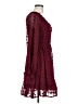 BTFBM 100% Polyester Hearts Burgundy Cocktail Dress Size M - photo 4