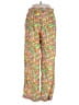 Solid & Striped 100% Cotton Paisley Yellow Casual Pants Size XS - photo 1