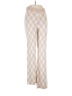 Saylor Argyle Ivory Tan Casual Pants Size M - photo 1