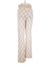 Saylor Argyle Ivory Tan Casual Pants Size M - photo 2
