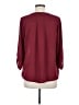 rue21 100% Polyester Burgundy 3/4 Sleeve Blouse Size M - photo 2