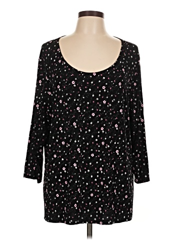 DressBarn 3/4 Sleeve T-Shirt (view 1)