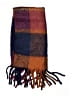 Zara Plaid Burgundy Purple Scarf One size - photo 2