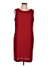 Studio 1 100% Polyester Solid Red Cocktail Dress Size 12 (petite) - photo 1