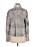 Rag & Bone Plaid Tan Gray Long Sleeve Button-Down Shirt Size S - photo 1