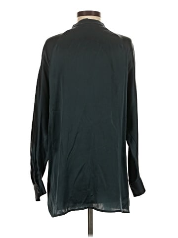 Vince. Long Sleeve Silk Top (view 2)