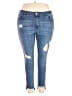 One 5 One Stripes Blue Jeans Size 18W - photo 1