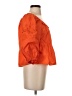Zara 100% Polyester Orange 3/4 Sleeve Blouse Size S - photo 4