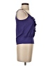 Double Zero 100% Polyester Solid Purple Sleeveless Top Size S - photo 4