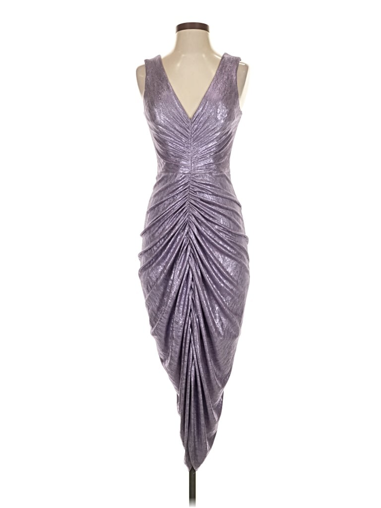 Pre-owned Dress The Population Cocktail Dress In Purple
