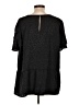 Ann Taylor LOFT 100% Polyester Black Short Sleeve Blouse Size 18 - photo 2