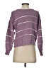 CAbi 100% Cotton Stripes Purple Pullover Sweater Size S - photo 2