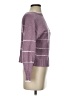 CAbi 100% Cotton Stripes Purple Pullover Sweater Size S - photo 4