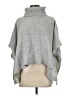Ann Taylor LOFT Outlet 100% Polyester Gray Poncho Size M - photo 1
