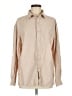 DAZY Solid Tan Long Sleeve Button-Down Shirt Size M - photo 1