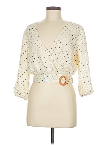Blue Rain 3/4 Sleeve Blouse (view 1)