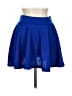 Unbranded Solid Blue Casual Skirt Size L - photo 1