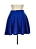 Unbranded Solid Blue Casual Skirt Size L - photo 2