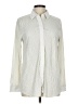 Chico's Stripes Ivory Long Sleeve Button-Down Shirt Size Lg (2) - photo 1