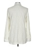 Chico's Stripes Ivory Long Sleeve Button-Down Shirt Size Lg (2) - photo 2