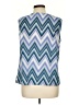 Chico's Blue Sleeveless Blouse Size Lg (2) - photo 2