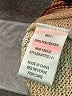 Bibi 100% Polyester Color Block Tan Pullover Sweater Size S - photo 8